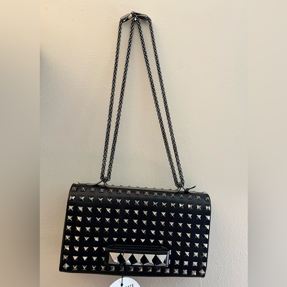 Valentino VaVa Voom Studded Shoulder/Crossbody Bag - Picture 10 of 11